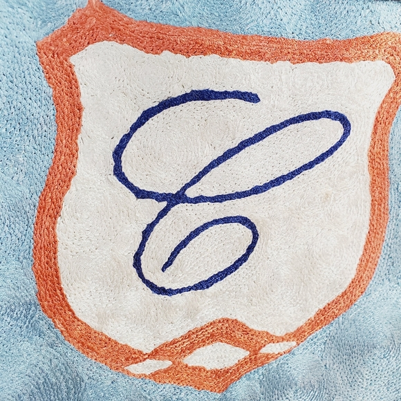 The Fairmont San Fransisco Hand Made in Kashmir Blue Tote Bag Purse - Picture 8 of 13